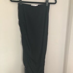 ThelinebyK Hana Black Midi Skirt Size L